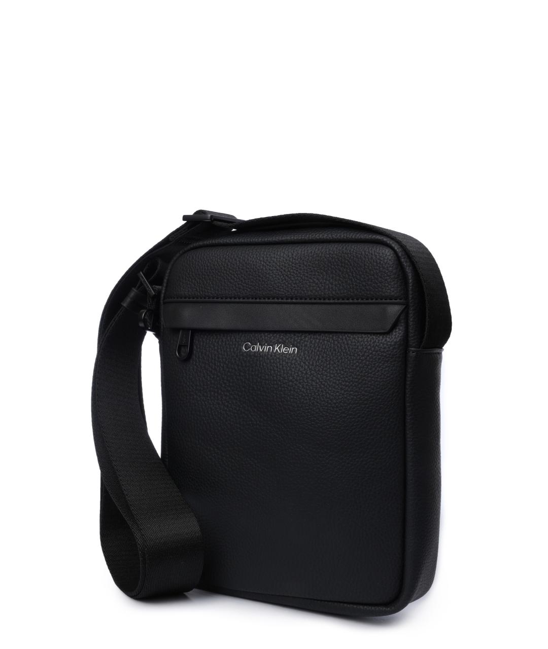 CALVIN KLEIN Черная сумка на плечо, фото 2