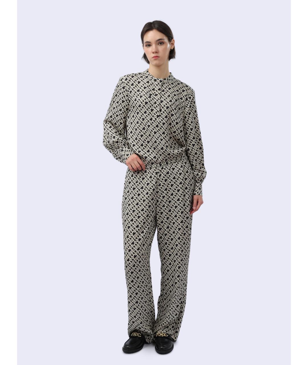 TOMMY HILFIGER Мульти прямые брюки, фото 2