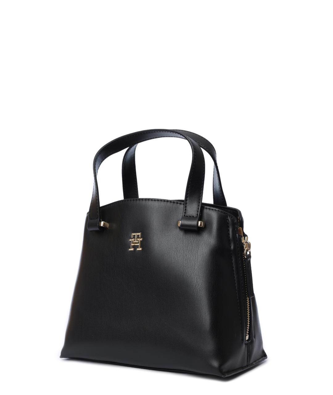 TOMMY HILFIGER Черная сумка через плечо, фото 3