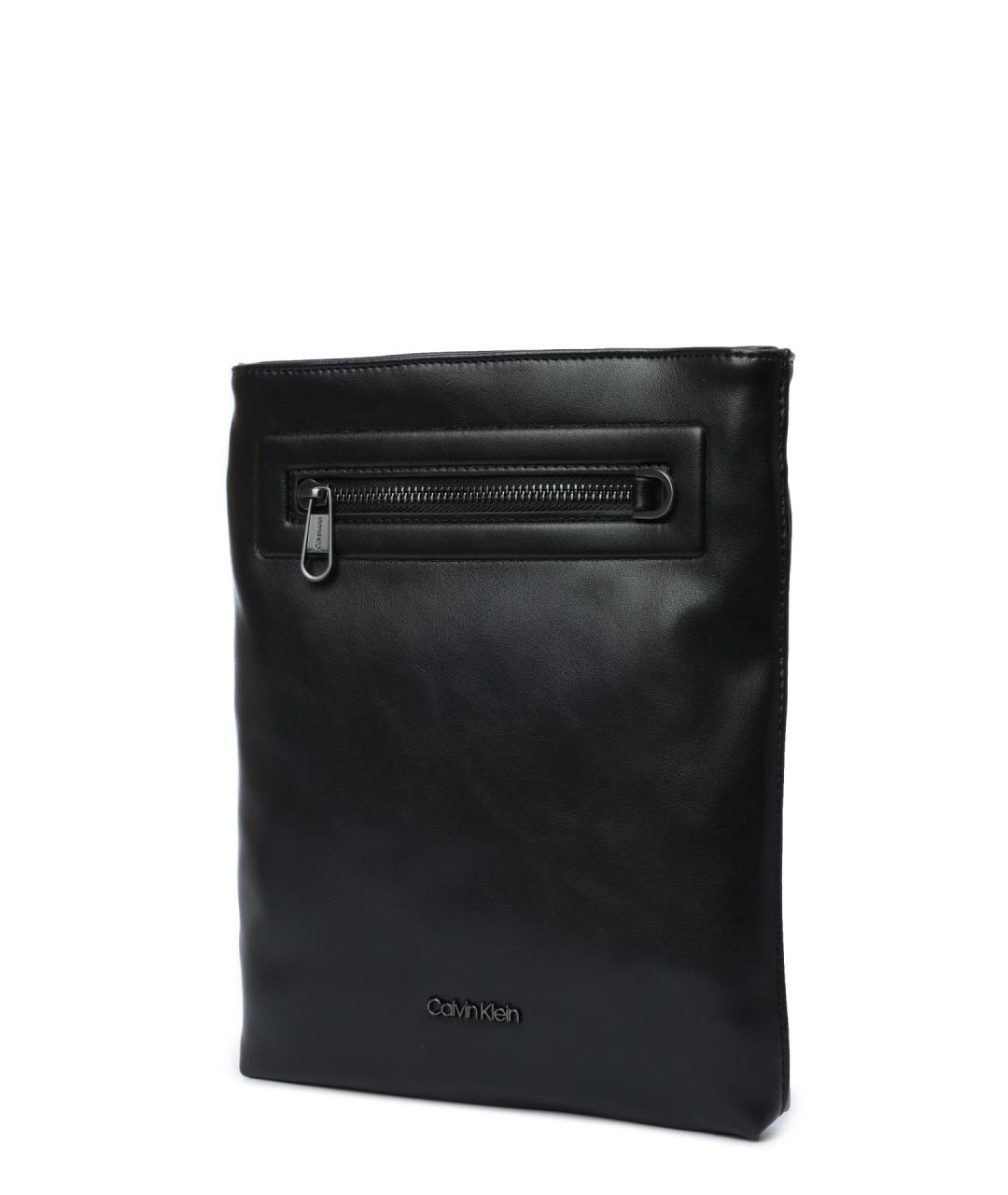 CALVIN KLEIN Черная сумка на плечо, фото 3
