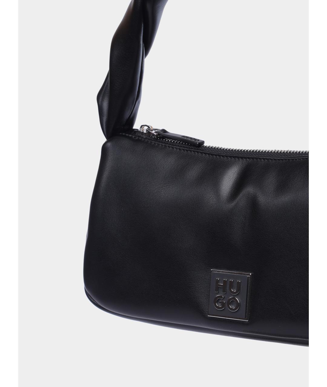 HUGO Черная сумка через плечо, фото 3