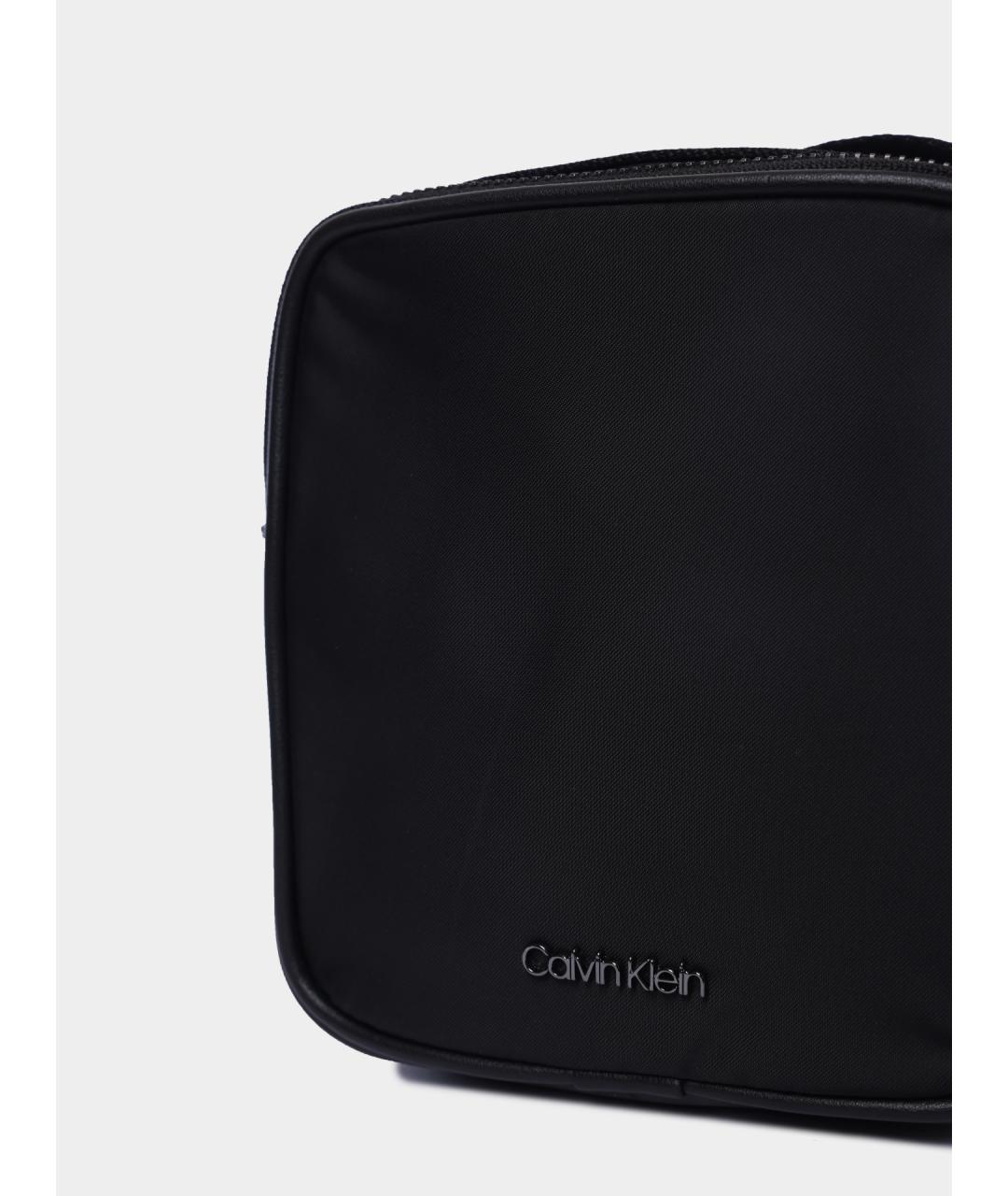 CALVIN KLEIN Черная сумка на плечо, фото 4