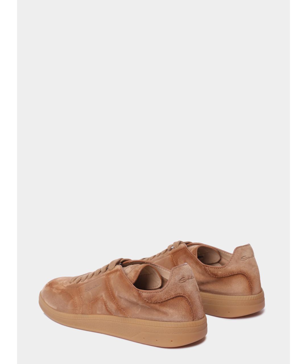 SANTONI Замшевые кеды, фото 5