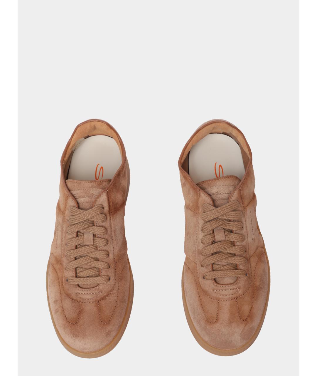 SANTONI Замшевые кеды, фото 3