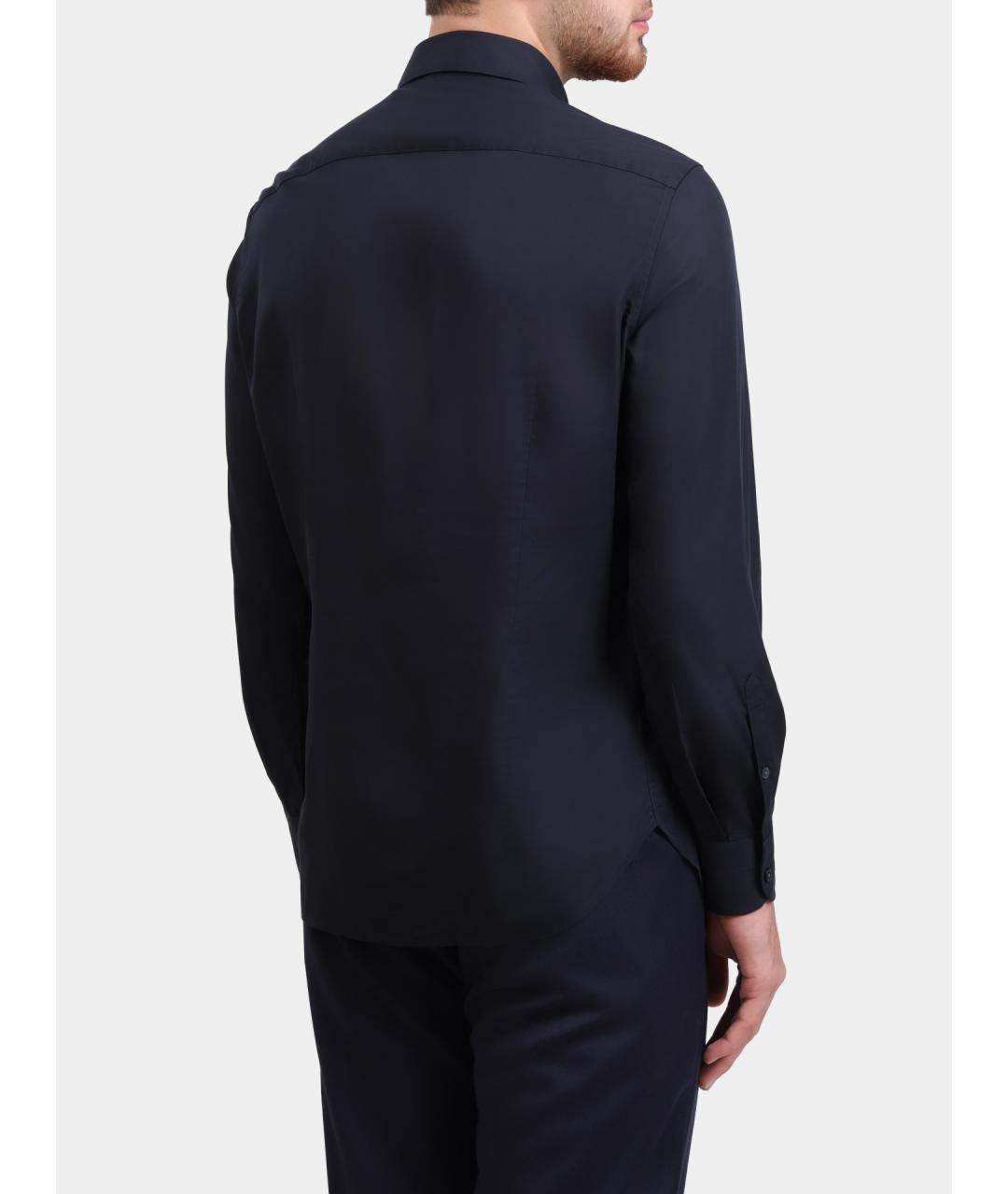 EMPORIO ARMANI Темно-синяя кэжуал рубашка, фото 5