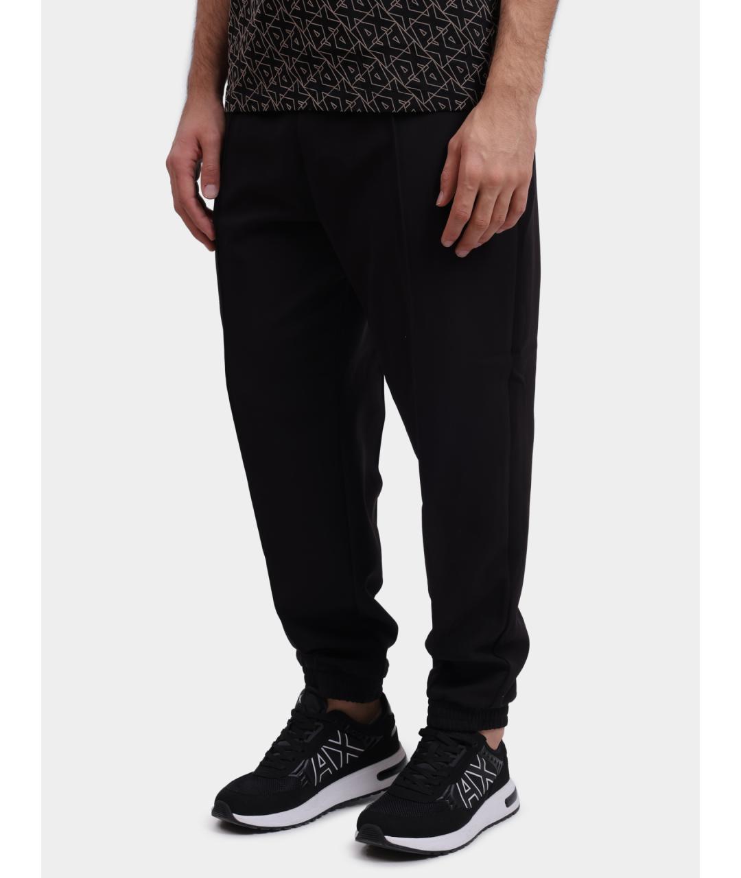 ARMANI EXCHANGE Черные повседневные брюки, фото 3