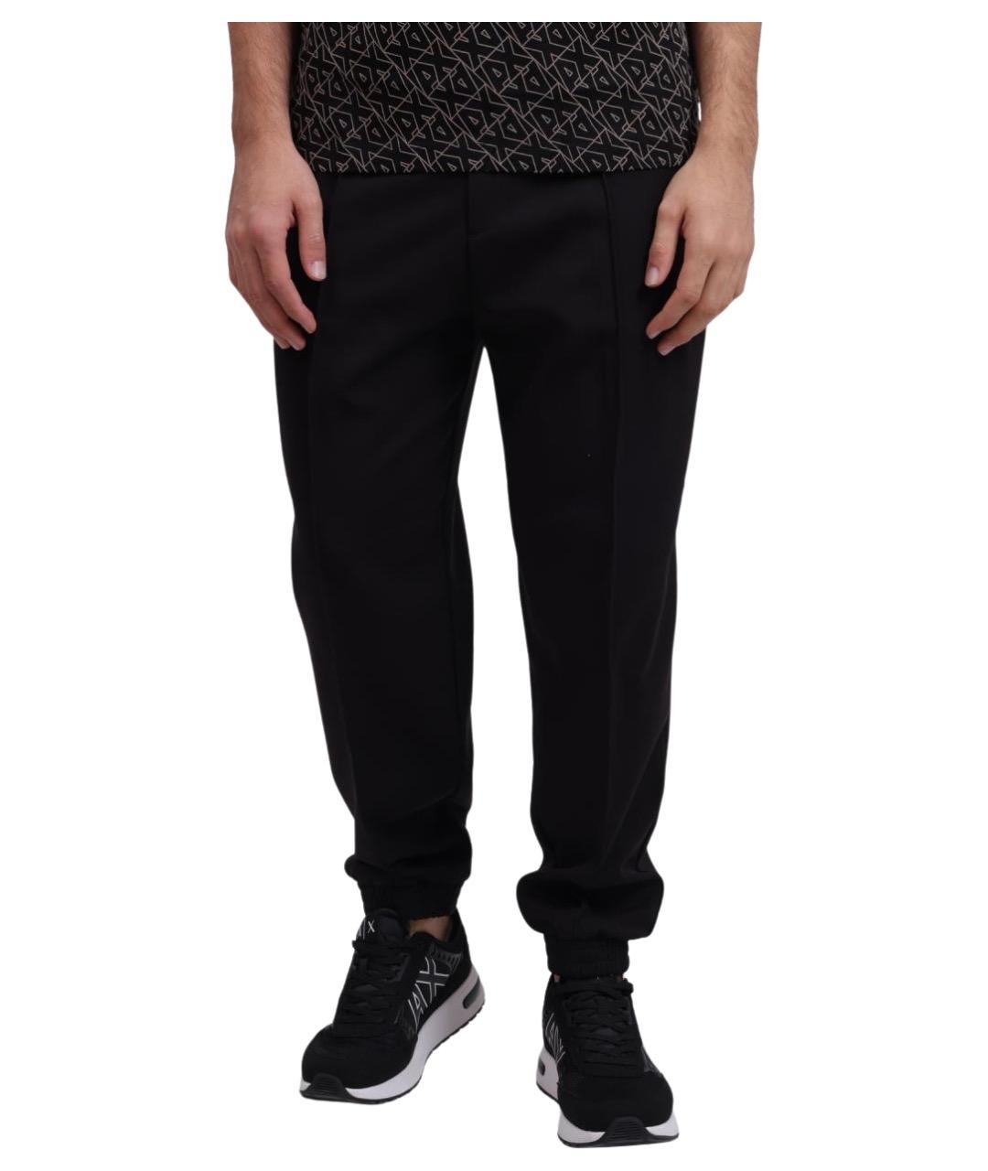 ARMANI EXCHANGE Черные повседневные брюки, фото 1