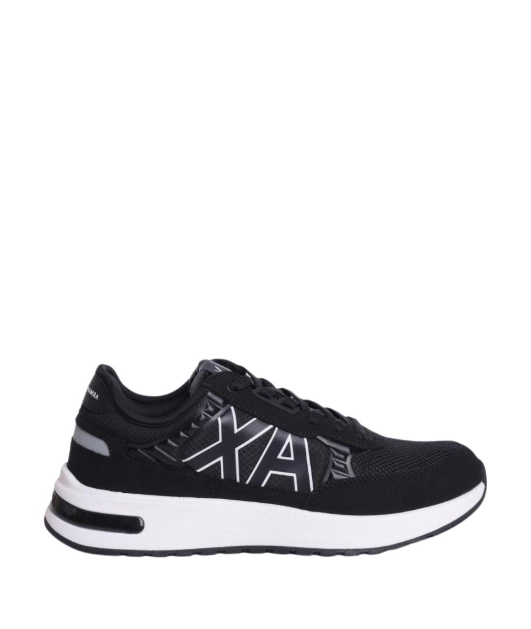 ARMANI EXCHANGE Черные низкие кроссовки / кеды, фото 1