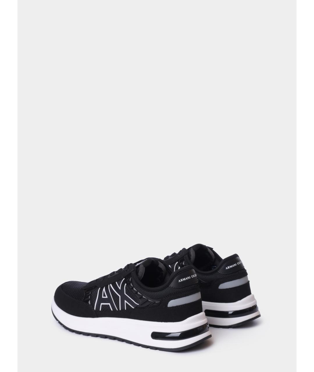 ARMANI EXCHANGE Черные низкие кроссовки / кеды, фото 6