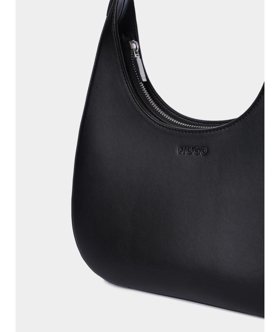 HUGO Черная сумка через плечо, фото 4