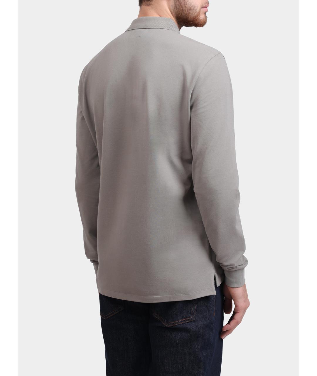 CP COMPANY Хлопковое поло с длинным рукавом, фото 5