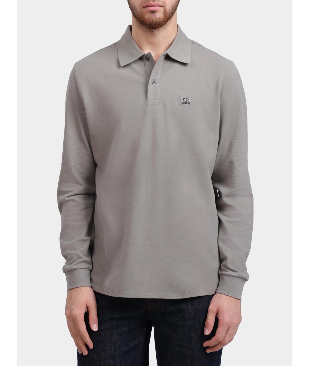 CP COMPANY Хлопковое поло с длинным рукавом, фото 6