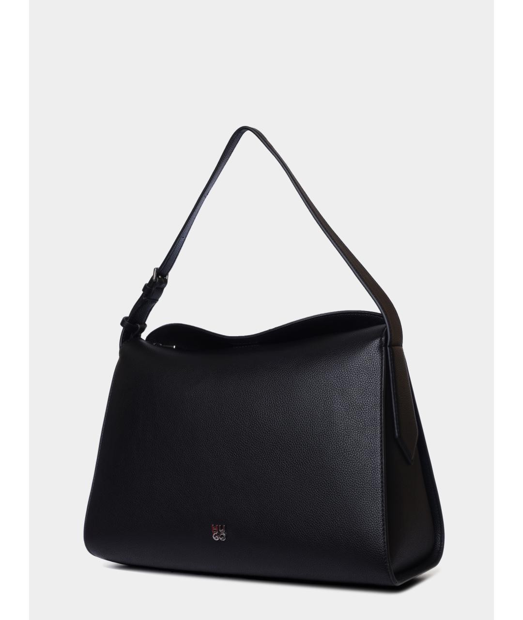 HUGO Черная сумка через плечо, фото 3