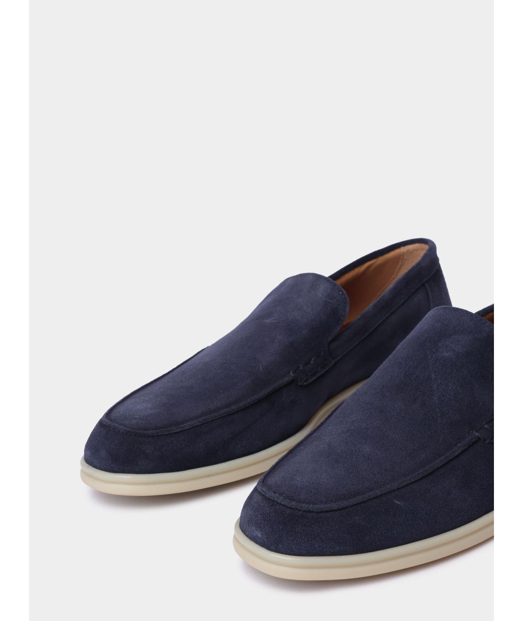 PREMIATA Темно-синие замшевые лоферы, фото 3