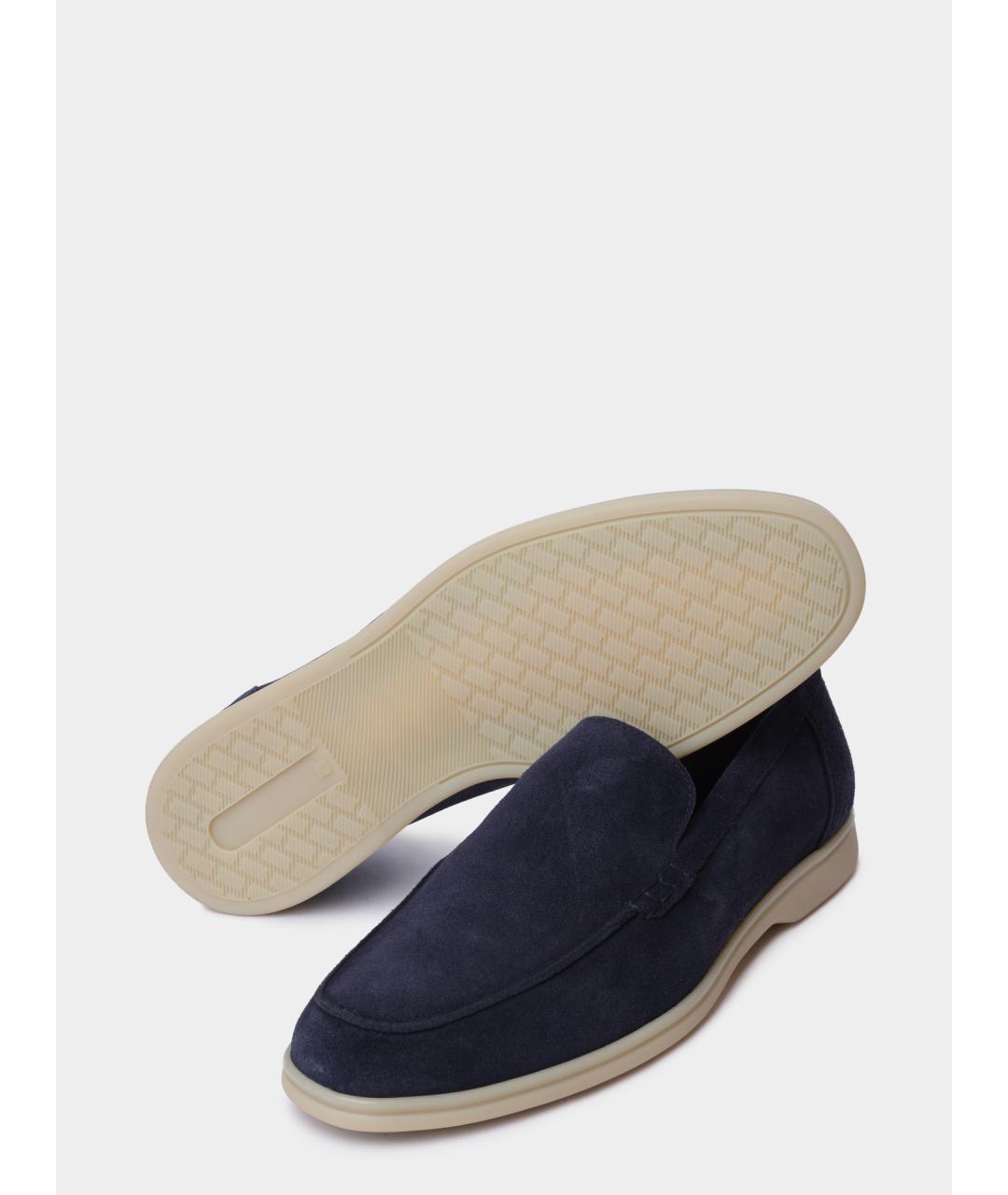 PREMIATA Темно-синие замшевые лоферы, фото 4