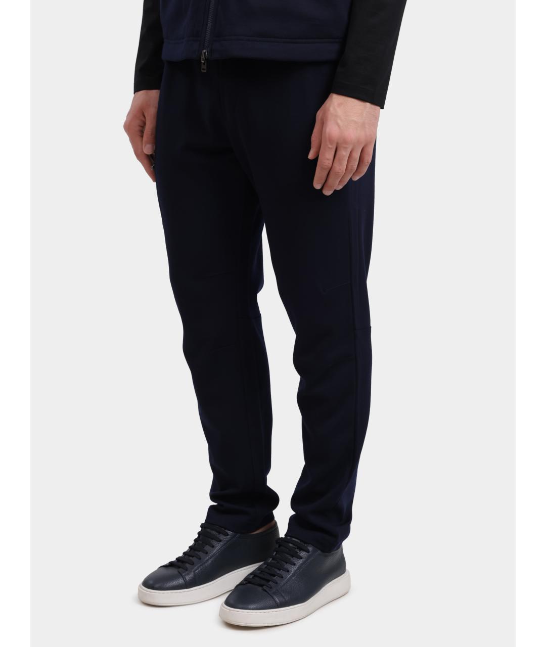 SEASE Темно-синие повседневные брюки, фото 3