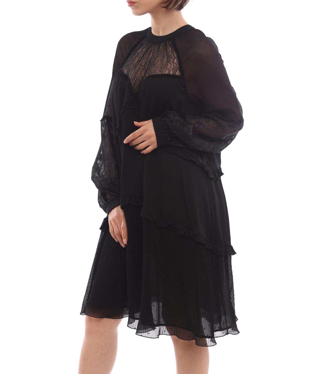 PINKO Черное повседневное платье, фото 3