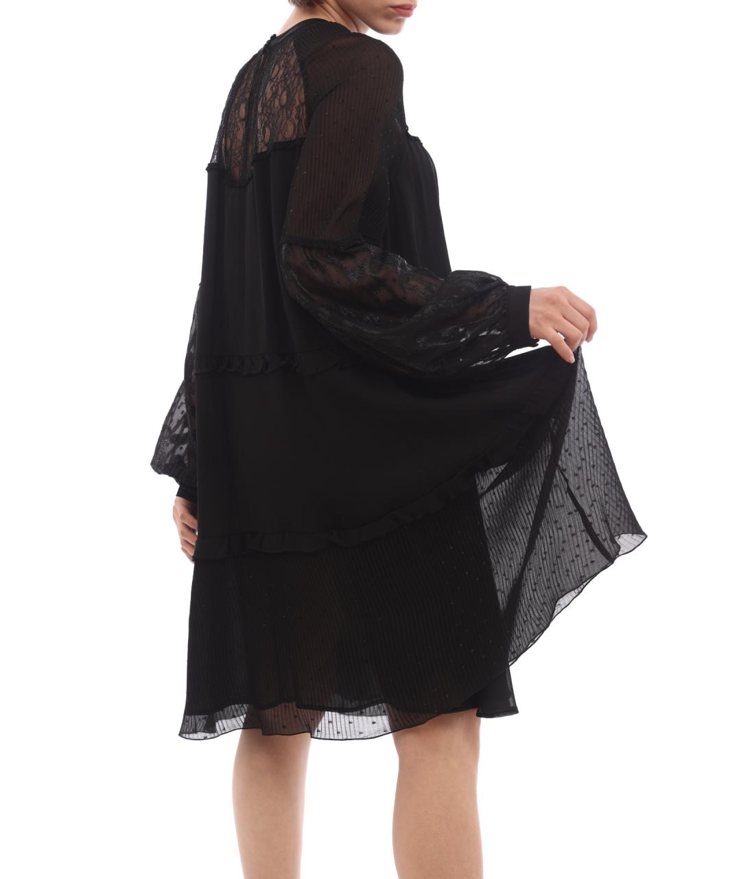 PINKO Черное повседневное платье, фото 6