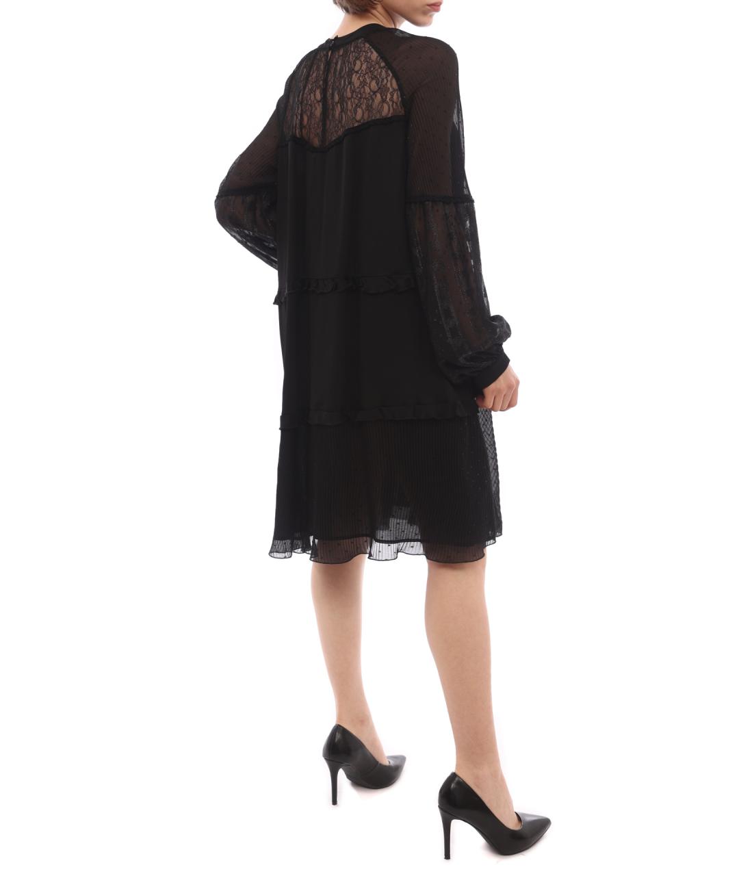 PINKO Черное повседневное платье, фото 5