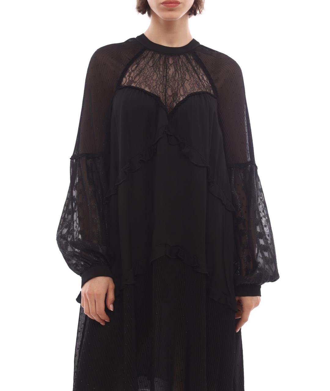 PINKO Черное повседневное платье, фото 2