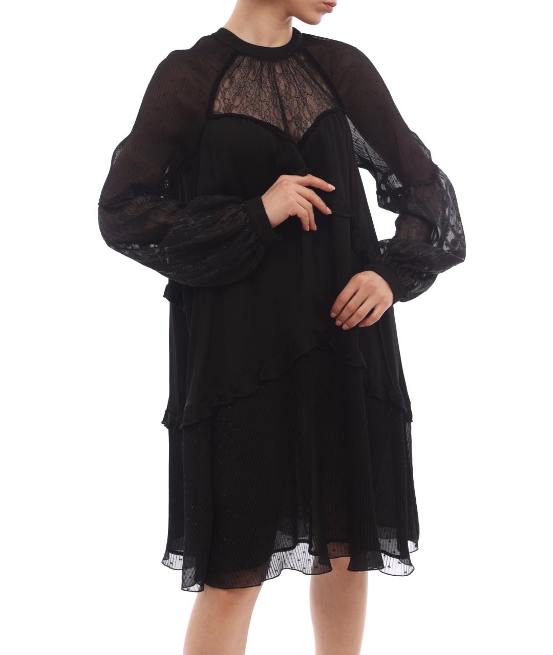 PINKO Черное повседневное платье, фото 7