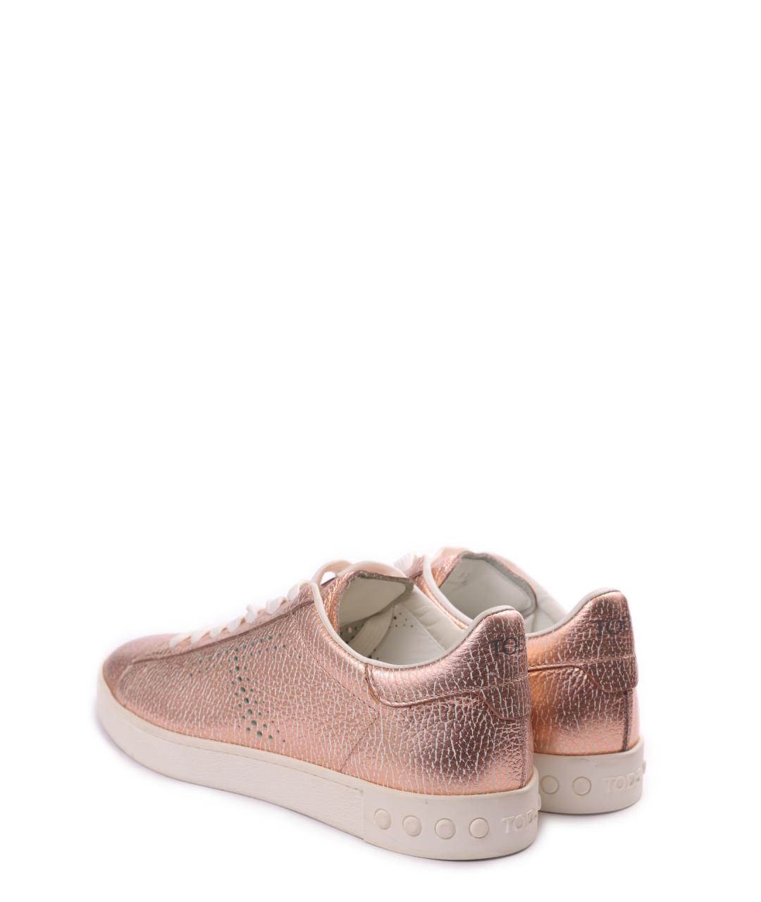 TOD'S Розовые кеды, фото 5