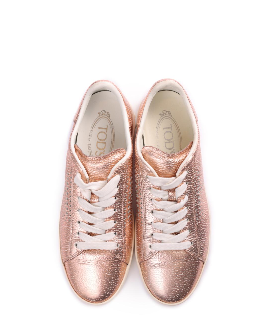 TOD'S Розовые кеды, фото 3