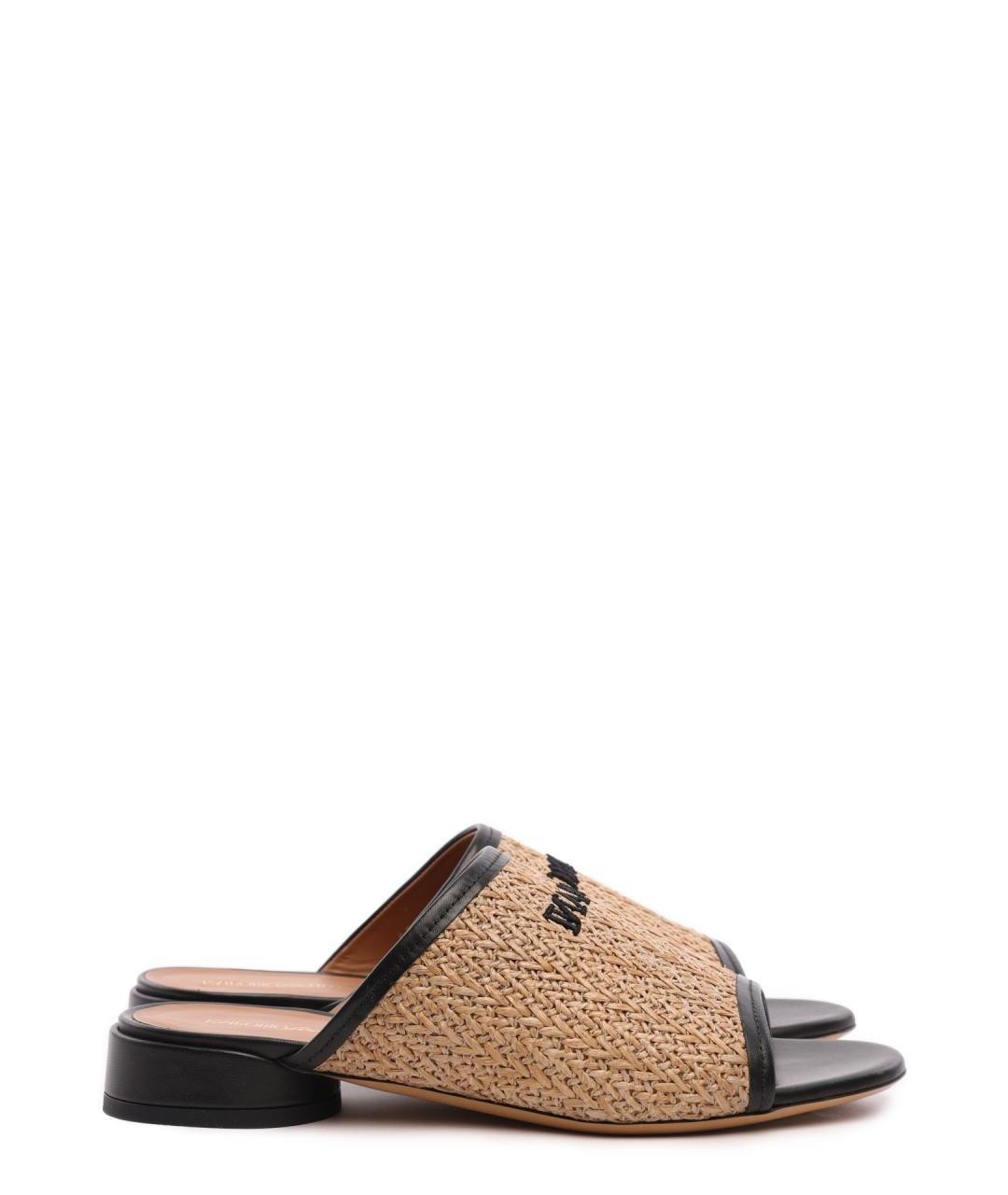 EMPORIO ARMANI Бежевые сабо, фото 1