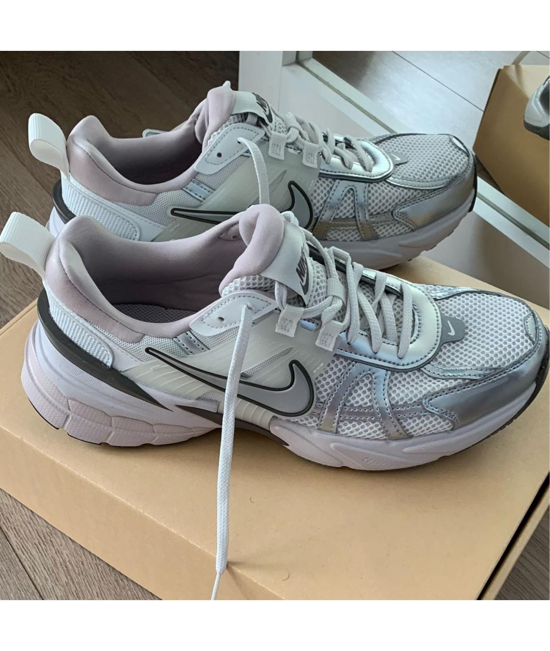 NIKE Серые текстильные кроссовки, фото 5