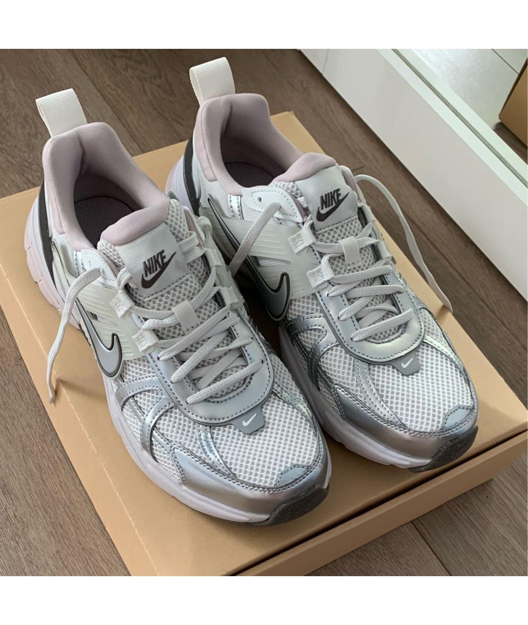 NIKE Серые текстильные кроссовки, фото 2