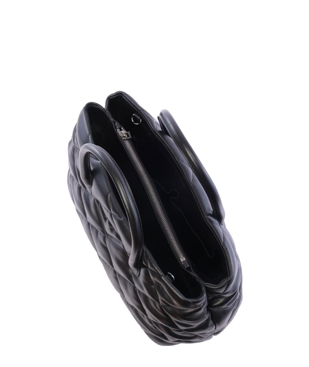 EMPORIO ARMANI Черная сумка тоут, фото 4