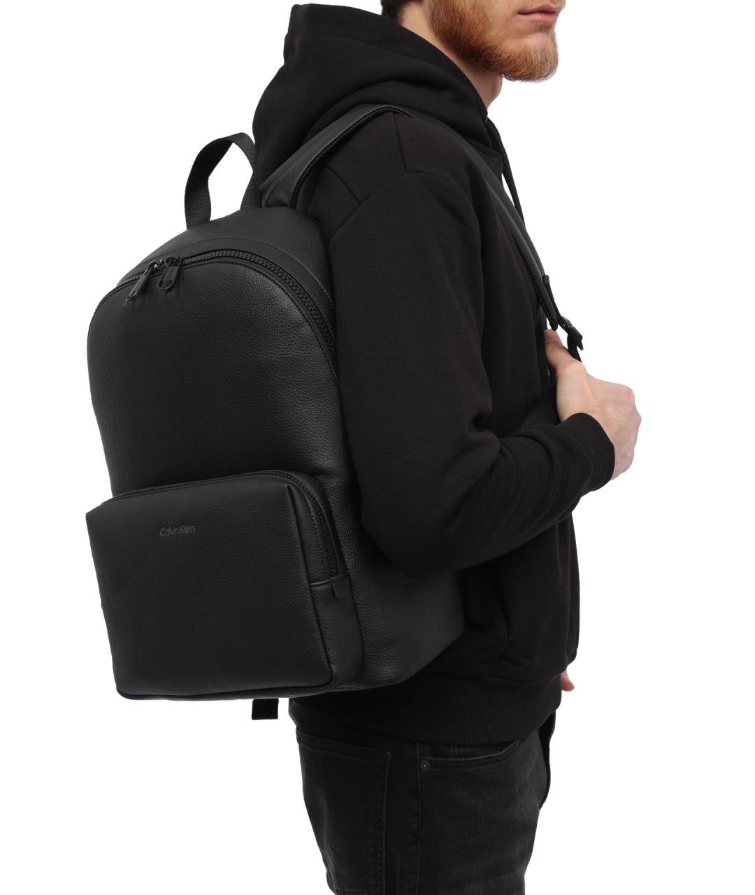 CALVIN KLEIN Черный рюкзак, фото 2