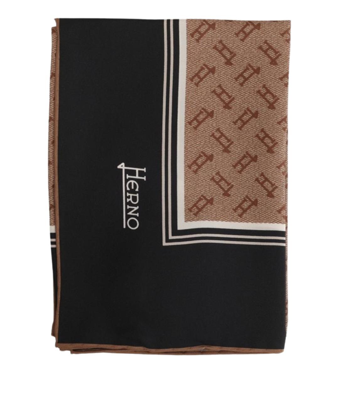 HERNO Мульти шелковый платок, фото 1