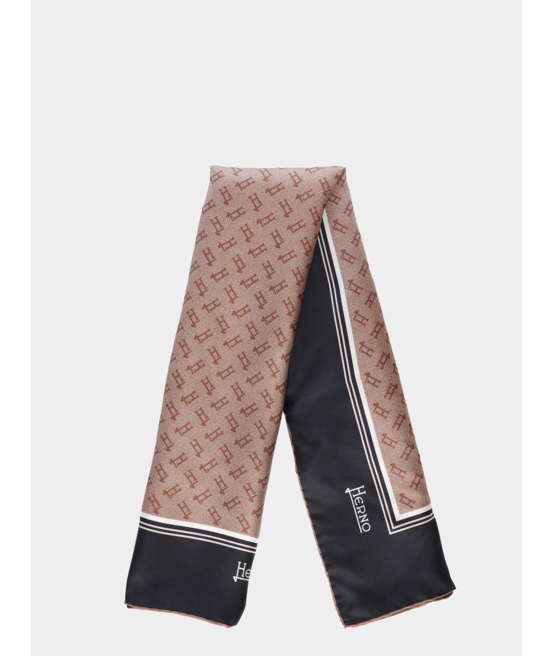 HERNO Мульти шелковый платок, фото 5