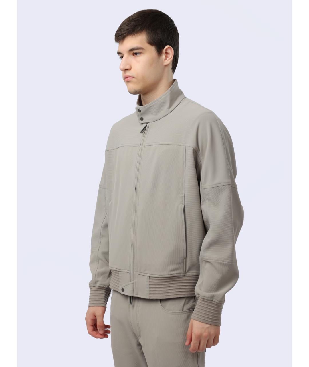 EMPORIO ARMANI Серая куртка, фото 4