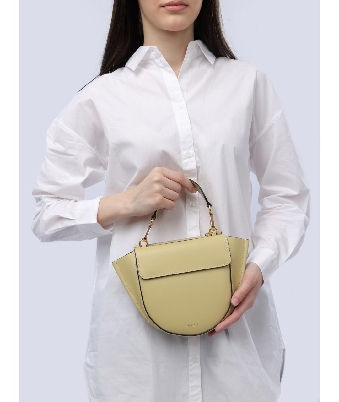 WANDLER Кожаная сумка с короткими ручками, фото 2