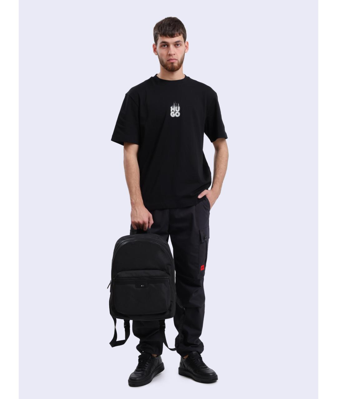 HUGO BOSS Черный рюкзак, фото 2