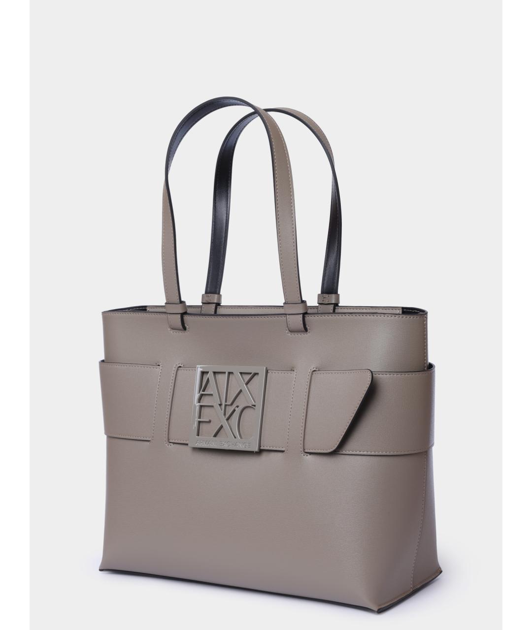 ARMANI EXCHANGE Серая сумка тоут, фото 2