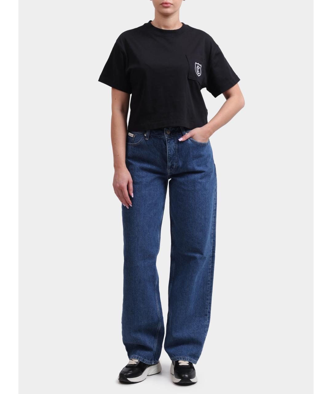 CALVIN KLEIN Синие прямые джинсы, фото 2