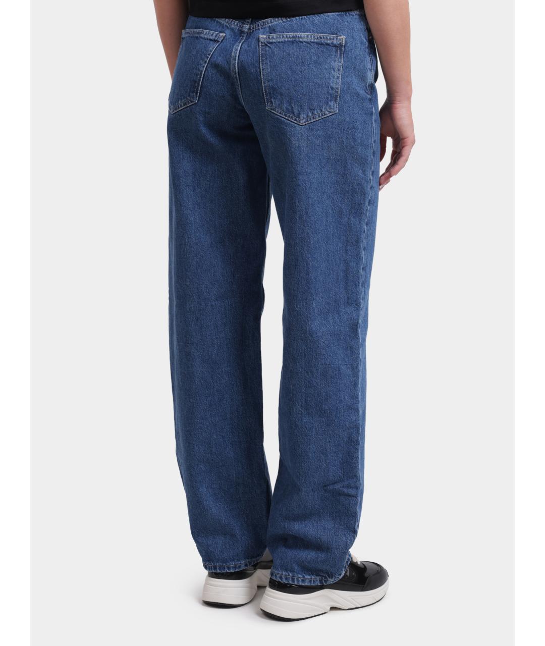 CALVIN KLEIN Синие прямые джинсы, фото 5