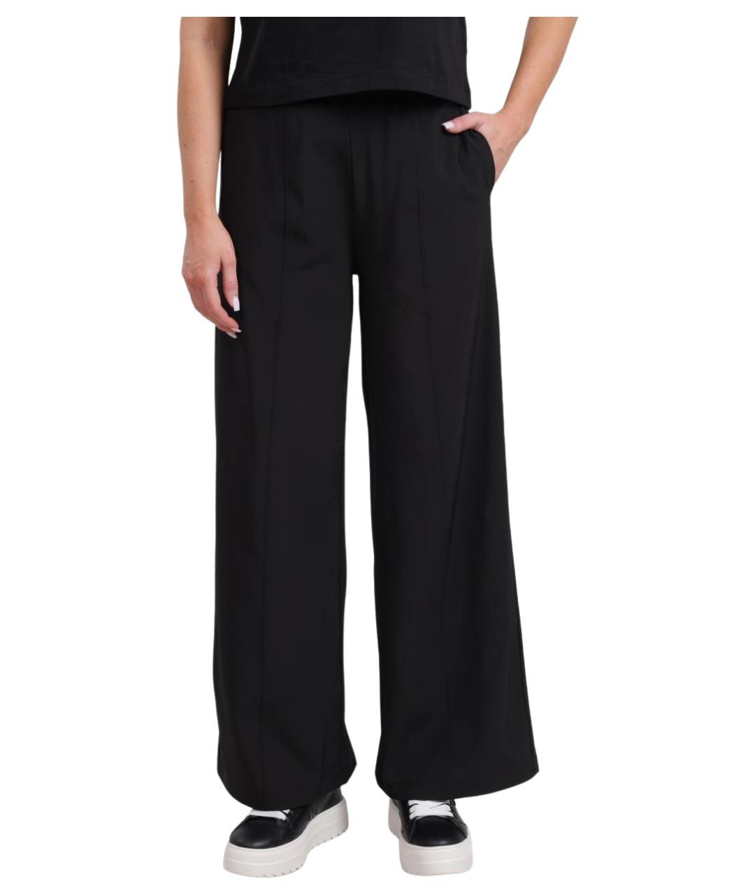 CALVIN KLEIN Черные прямые брюки, фото 1