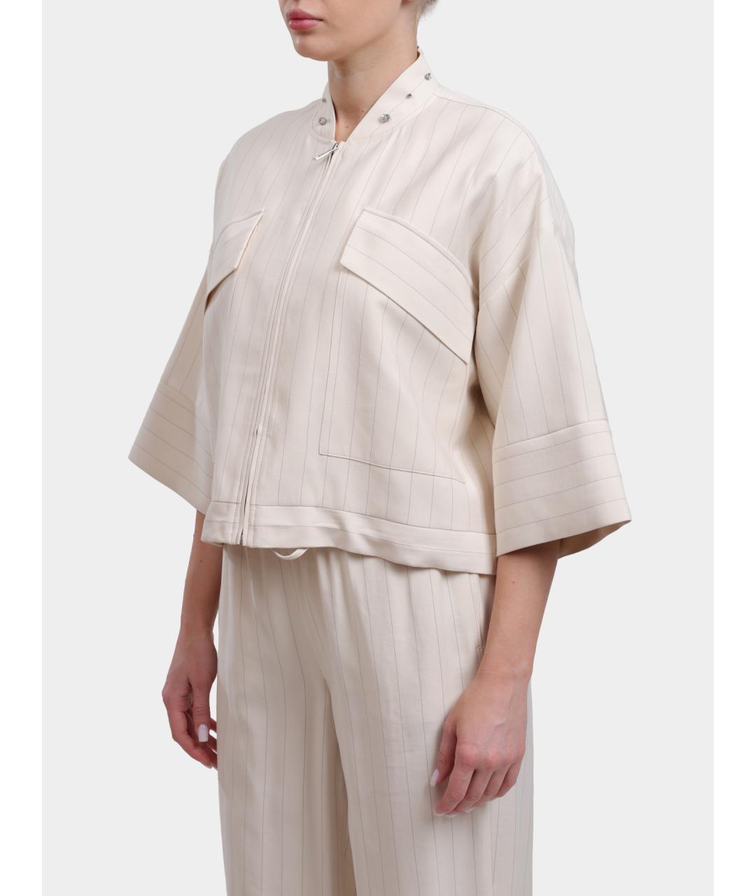 LIU JO Бежевый жакет/пиджак, фото 3