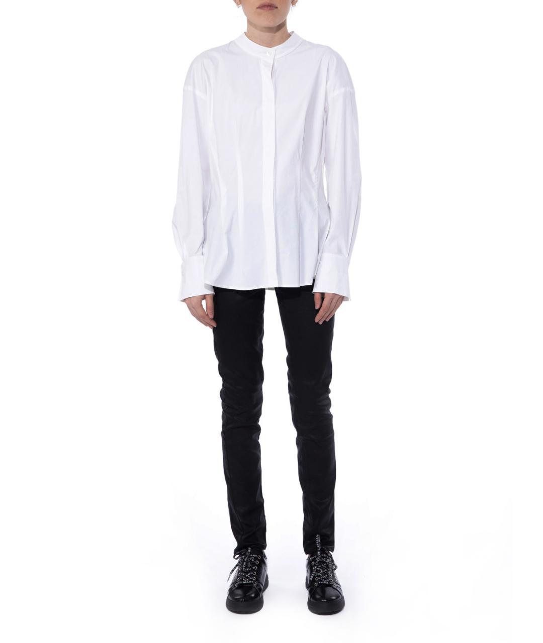 THEORY Белая хлопковая рубашка, фото 4