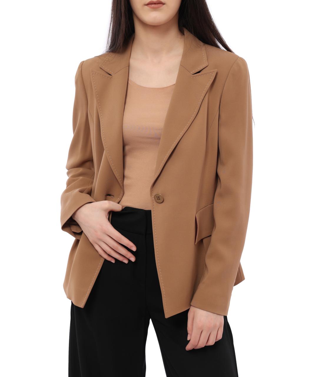 EMPORIO ARMANI Коричневый жакет/пиджак, фото 2