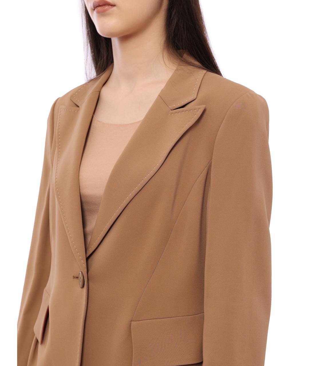 EMPORIO ARMANI Коричневый жакет/пиджак, фото 5