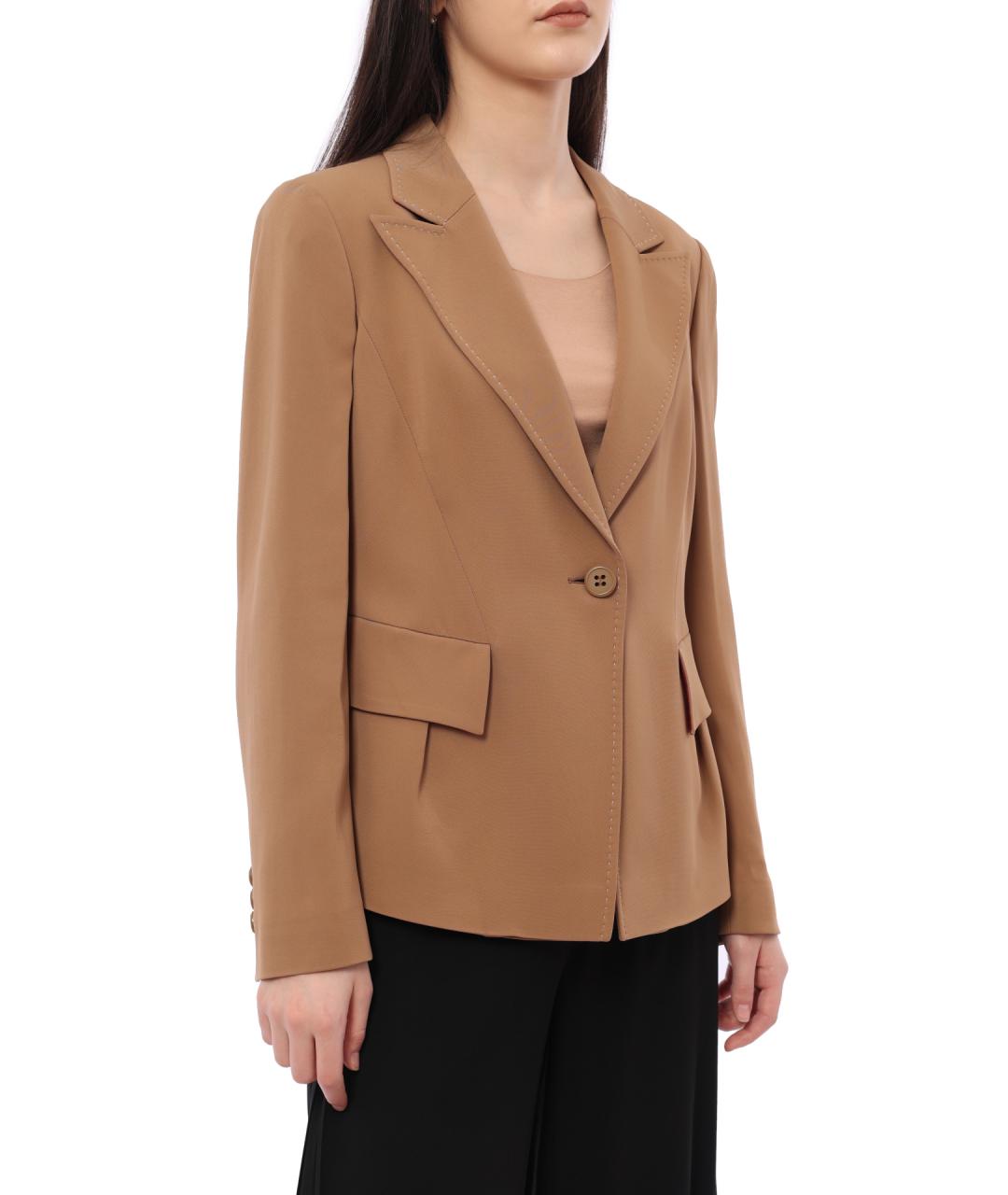 EMPORIO ARMANI Коричневый жакет/пиджак, фото 3