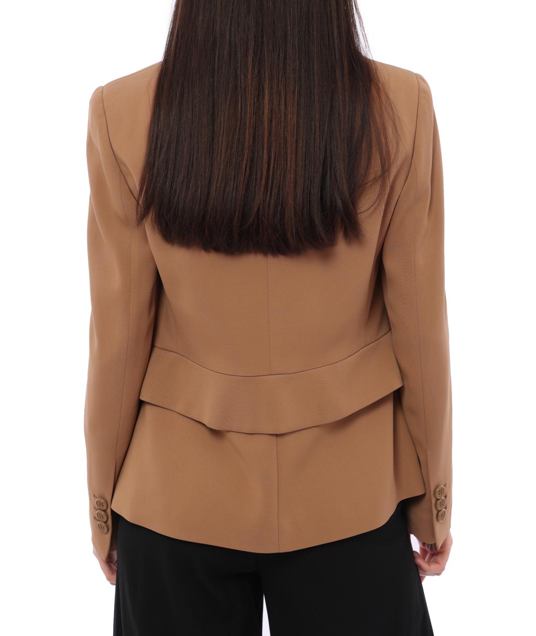 EMPORIO ARMANI Коричневый жакет/пиджак, фото 4