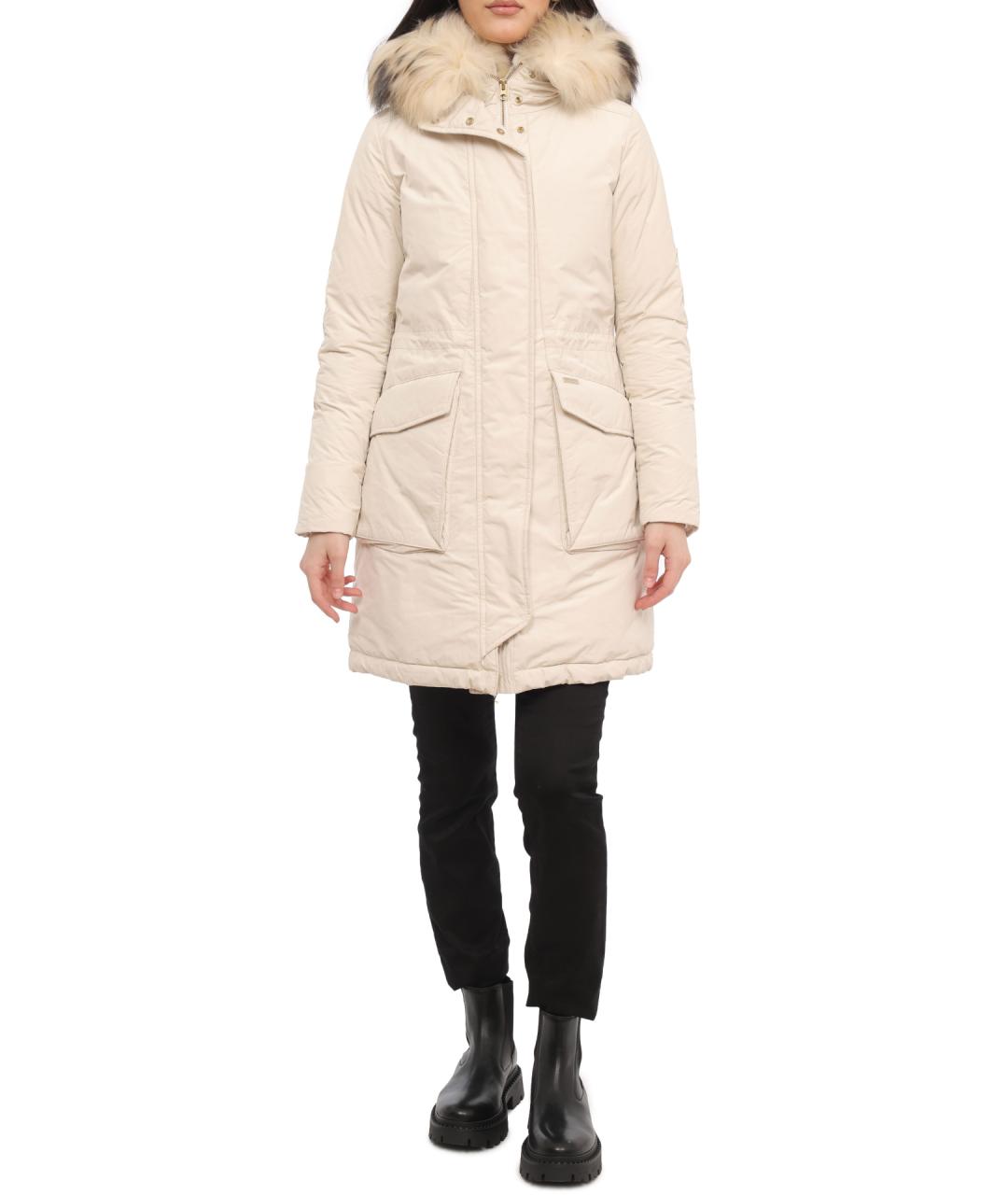 WOOLRICH Бежевая парка, фото 2