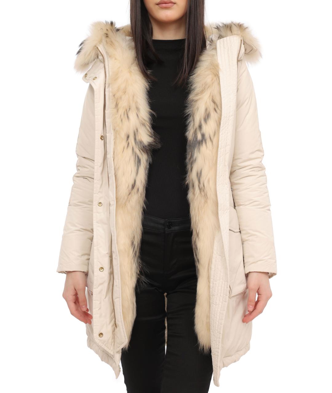 WOOLRICH Бежевая парка, фото 4