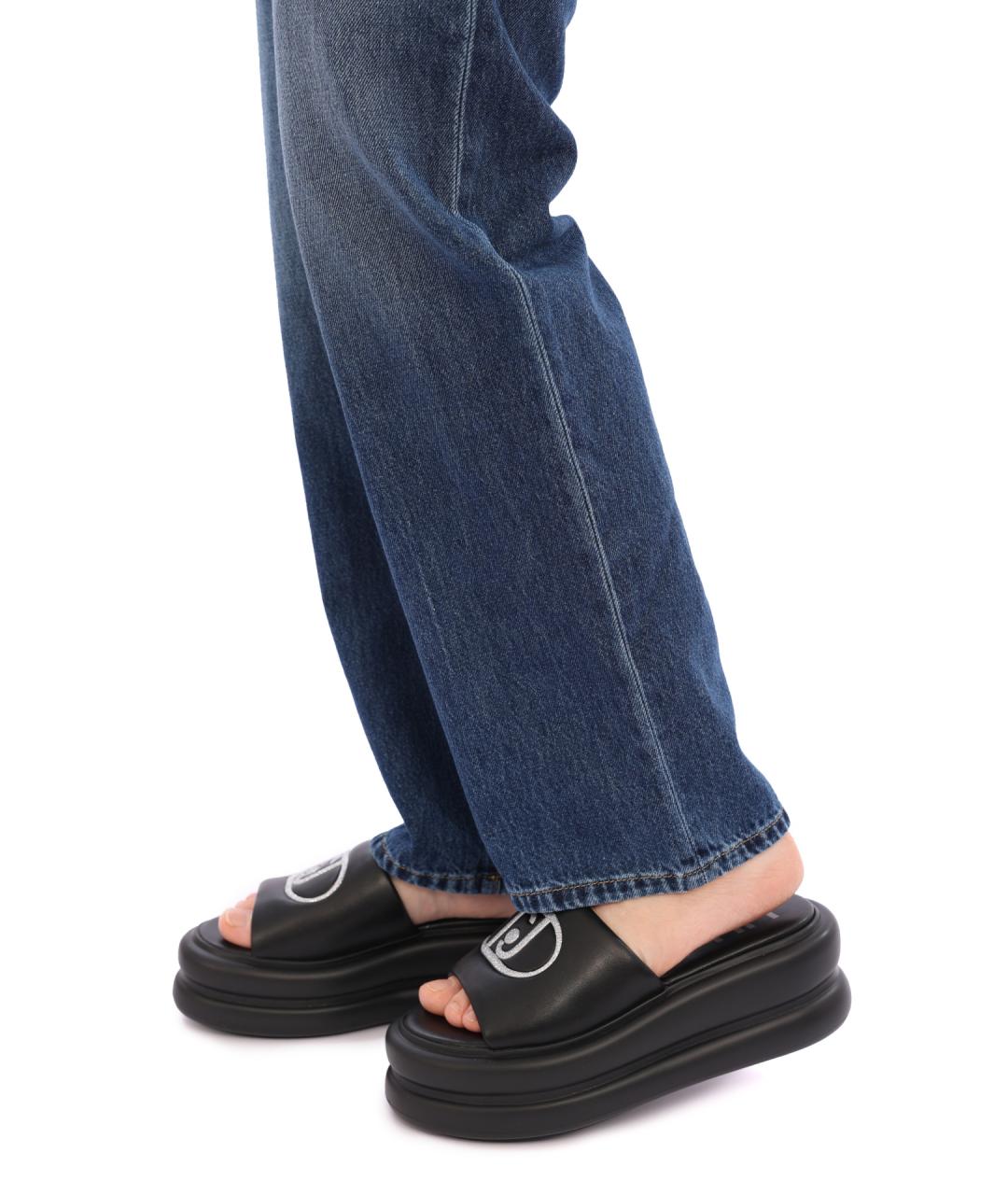 LIU JO Черные шлепанцы, фото 6